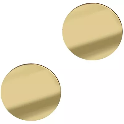  2 Pcs Reflector Mirror Tabletop Reflective Display Background Ornaments Desktop • £14.99