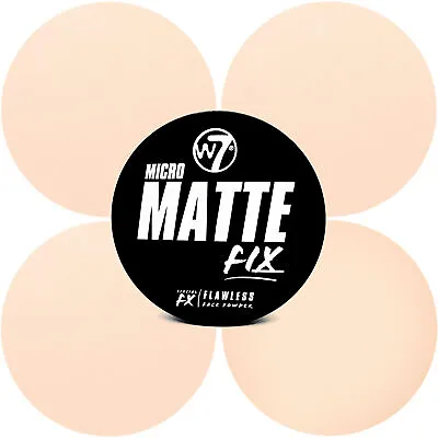 W7 Micro Matte Fix Face Powder - Foundation Light Medium Smooth Flawless Skin • £5.19
