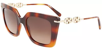 Salvatore Ferragamo Women's Classic Havana Sunglasses SF1041S 238 Italy • $69.99