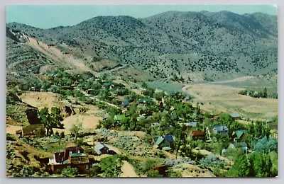 Postcard Virginia City Nevada Bird's Eye View Aerial • $4.75