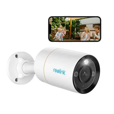 Reolink 12MP IP Surveillance PoE Security Camera Human Car Detection Spotlights • $93.59