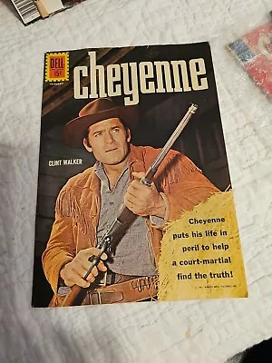 DELL COMICS CHEYENNE #25 CLINT WALKER'S COVER Scarce LAST ISSUE 1962 Silver Age  • $12