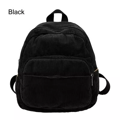 Aesthetic Mini Backpack Purse Corduroy Double Shoulder Bags  Women & Men • $16.55