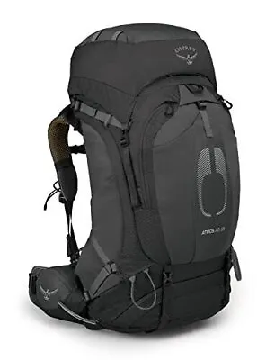 Osprey Men's Atmos AG 65 Backpacking Backpack Black Large/X-Large OSP-10003999 • $325