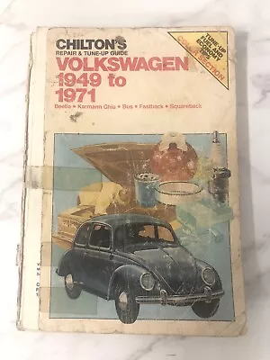 1949-71 VW Chilton's Repair & Tune-Up Guide Beetle Ghia Bus Fastback Square • $25