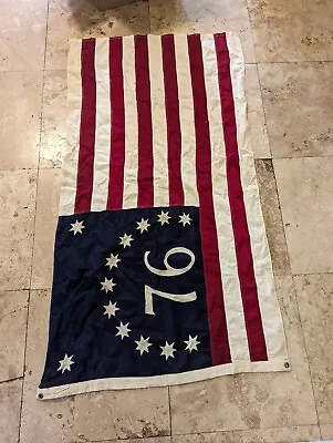 Vintage UNITED STATES American Flag 13 Star  76 '76' Pioneer USA Made • $39.88