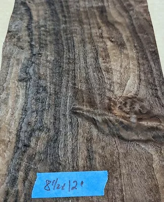 Walnut Burl Swirl Wood Veneer 8  X 12  Raw No Backing 1/42  Thickness A- Grade • $25