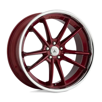 $479.57 • Buy Asanti Black Abl-23 Sigma 22in 5 Lug Wheel Candy Red With Chrome Lip