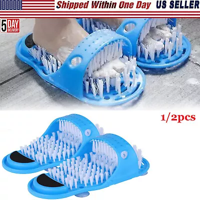 $19.99 • Buy  Foot Scrubber Feet Cleaner Washer Brush For Shower Floor Spa Massage Slipper 