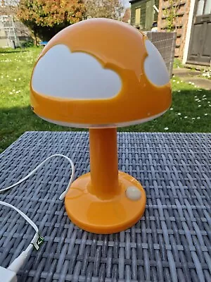 IKEA Skojig Orange Cloud Table Light Lamp Bedside Childrens Nursery • £29.99