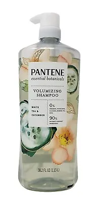 Pantene Volumizing Shampoo White Tea & Cucumber 38.2oz Bottle 90% Natural Ingred • $12