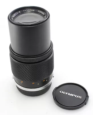 Olympus 200mm F/5 Auto-T Zuiko Prime Lens - OM Mount - Great Condition • £79.99
