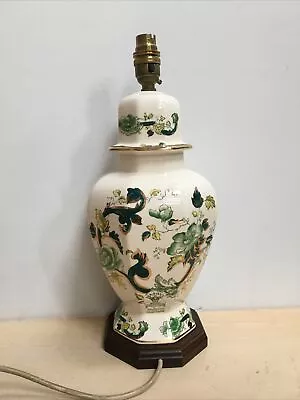 Vintage Masons Ironstone Ceramic Table Side Lamp (38cm 15 Inches Tall) • £30