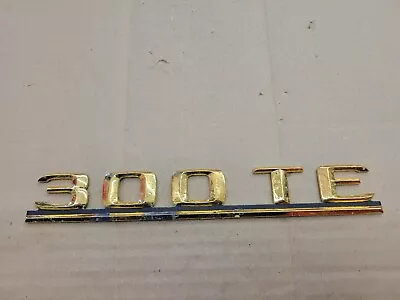 Mercedes OEM 1986-1994 300 TE 300TE W124 New NOS Gold Rear Tailgate Emblem Badge • $24.99