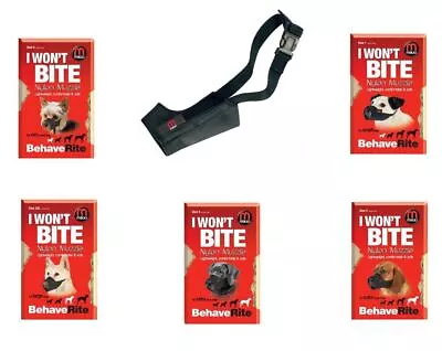 £11.99 • Buy MIKKI DOG MUZZLE Choose Size Flexible Strong Nylon Adjustable Training Anti-Bark