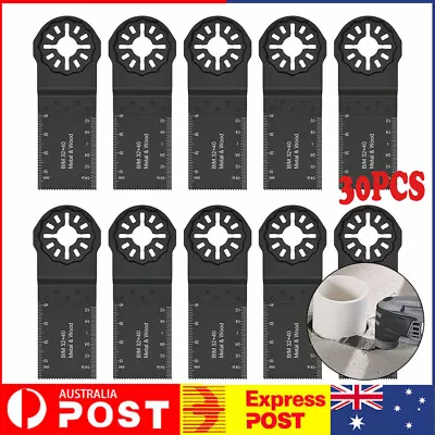 $34.17 • Buy 30X Starlock Oscillating Tool Blades Durable Blades Bi-Metal For Woodworking AU