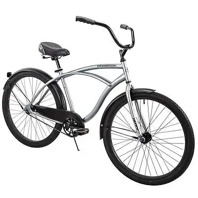 Huffy Cranbrook Cruiser BicycleSilver Comfort Bike New Fast Shipping. • $159