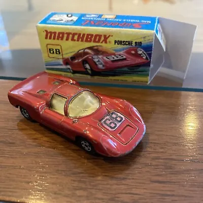 Matchbox Superfast No. 68 Porsche 910 In Crafted Box • $24.99