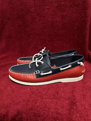 Mens Ralph Lauren Polo Merton Leather Boat Shoes Size 10 • $55