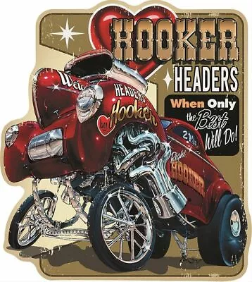 2-pack Rat Rod Hot Rod Hooker Headers Racing Rat Fink Sticker Big Daddy Ed Roth  • $4.20