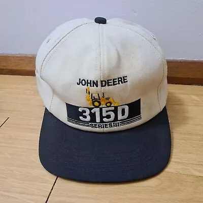 Vintage John Deere 315D Backhoe Loader Tractor Series Adjustable Hat • $30