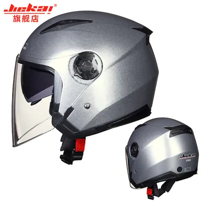 DOT Flip Up Scooter Motorcycle Helmet Full Visor Motorbike Moto Helmet 3/4 Open • $49.99