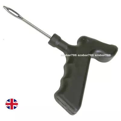 Tyre String Inserting Tool Split Eye Pistol Grip Handle 3  Needle Tyre Repairs • £4.99