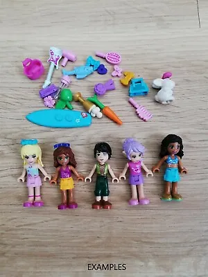 LEGO - Friends X5 Qty Minifigure & X20 Accessories Pack! + X1 Free Pet Gift! • $26.50