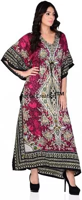 Ladies Long Kaftans Kimono Maxi Style Dresses Women In Regular To Plus Size • $19.87