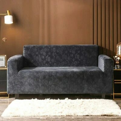 $83.60 • Buy 1 Pc Floral Printed Velvet Sofa Covers For Living Room Sofa Slipcovers Protector