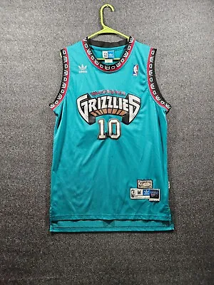 Mike Bibby Vancouver Grizzlies Jersey #10 Size M Adidas Hardwood Classics NBA • $33.59