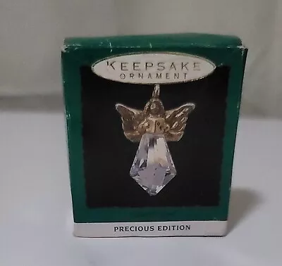 Hallmark Keepsake 1993 Crystal Angel Ornament With Box Pre Owned • £11.58