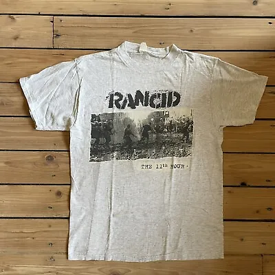 Original Vintage Rancid 11th Hour Tee From 1995 US Tour Large • £70