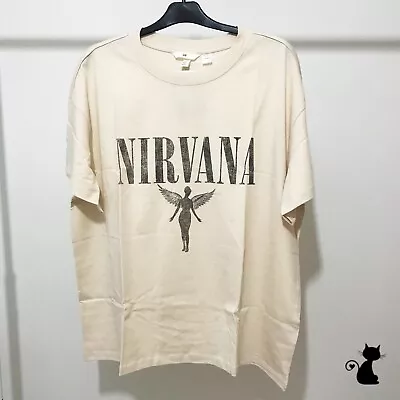 H&M Ladies T-shirt Nirvana Size XL 🐾 • £19.99