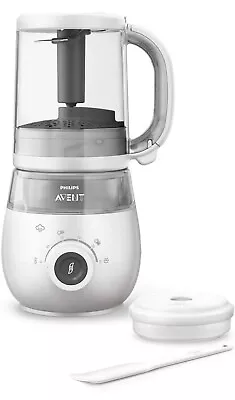 Avent 4-In-1 Baby Food Processor - Healthy Baby Food Maker And Blender In White  • £140
