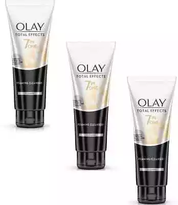 Olay Face Wash Total Effects 7 In 1 Foaming Cleanser 100g (Pack Of 3) • $18.99