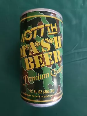 Vintage 4077th M*A*S*H* Beer Can Camo Design Pull Tab Intact Empty • $6