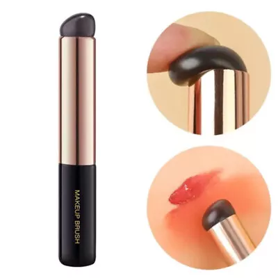 Silicone Lip Brush Soft Mini Lip Applicator Round Elastic Concealer Makeup Brush • $9.85