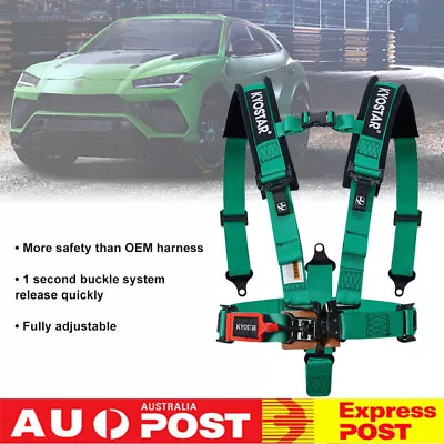 $110.66 • Buy 5 Point Racing Safety Harness Soft Heavy Duty Shoulder Pads Seat Belt Auto Car 