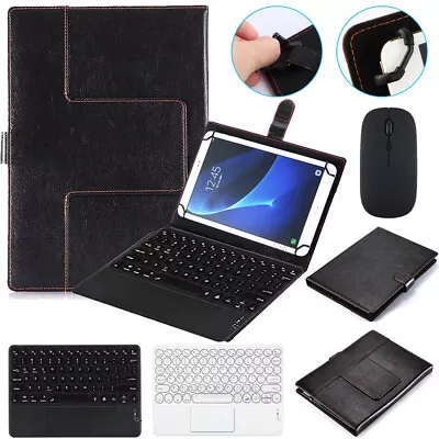 Bluetooth Keyboard Mouse Case Cover For 9.7 10.1 10.5 11 Inch Universal Tablet • $43.99