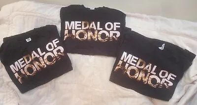 LOT OF 3 Medal Of Honor XL T-Shirt Electronic Arts EA Sports Airborne Warfighter • $34.99