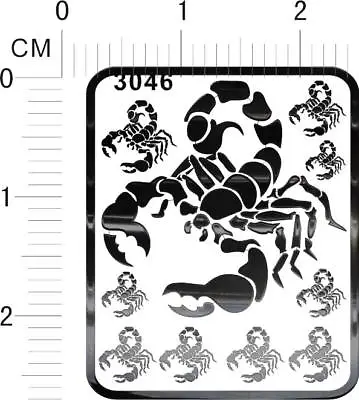 Chrome(metal) Decals Scorpion For Model Kits (Silver) 3046 • $4.99
