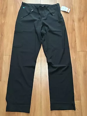 NEW Med Couture Energy Womens Scrub Bottom Pants Black M Tall • $15