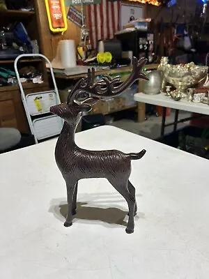 Metal Christmas Reindeer 12” Tall • $19