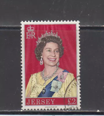 Jersey  : 1976-77 - Used - Scott # 155 Queen Elizabeth • $0.94