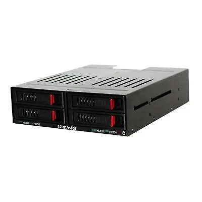 SATA Internal Rack 4x2.5 Hard Drive Case Mobile Rack Mount HDD SSD Enclosure • £46.46