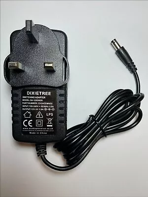 12V 1A 1.5A 2.0A AC-DC Switching Adaptor Power Supply Negative Centre Polarity • £11.35