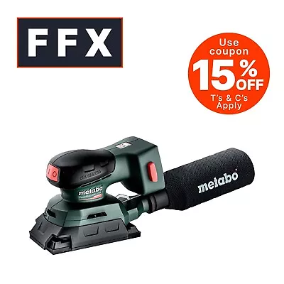 Metabo 602036840 PowerMaxx SRA 12 BL 12V Orbital Sander Bare Unit MetaBOX 215 • £139.51