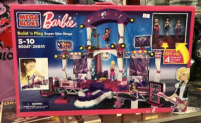 Mega Bloks Barbie Build 'n Play Super Star Stage 80247 • $66.56