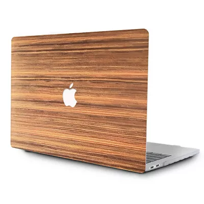 Wood Grain Pattern Hard Case Protective Cover For Macbook Air Pro 11 13 14 15 16 • $16.99